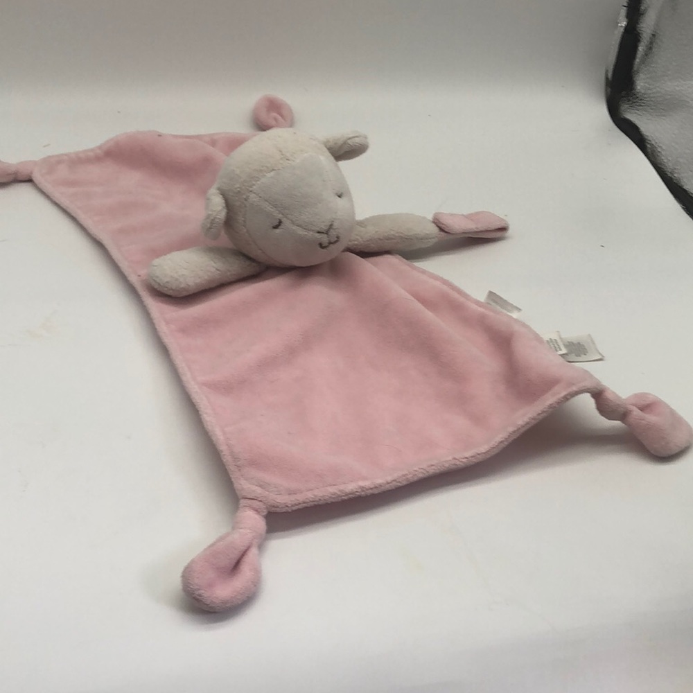 Carter’s pink lamb lovey